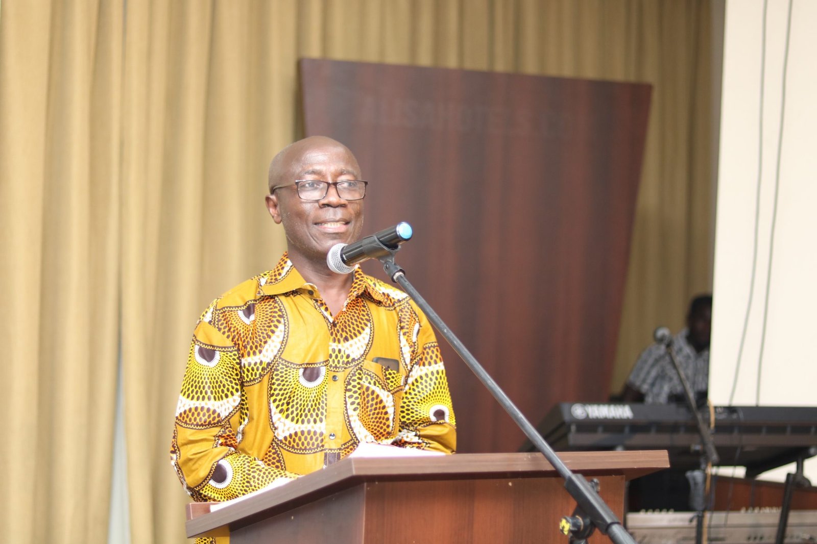 Robert Peprah-Gyamfi at a book launch. Copyright 2019